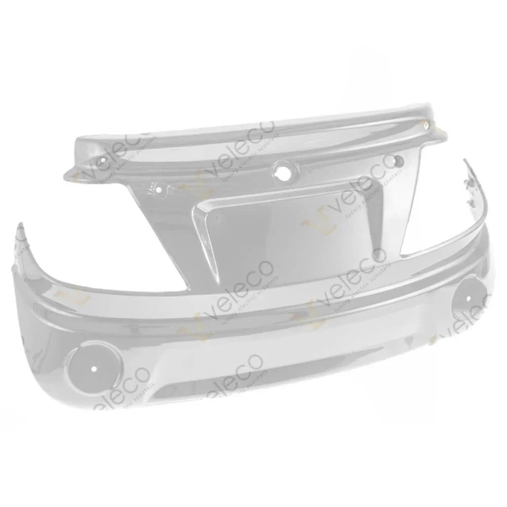 White Rear Bumper for Veleco ZT15E – white rear bumper with mounting holes