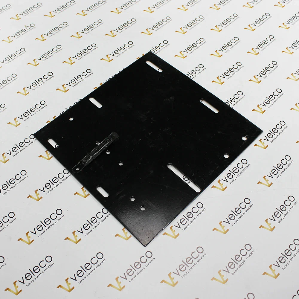 Controller and Converter Fixing Plate for Veleco ZT15E – black metal mounting plate