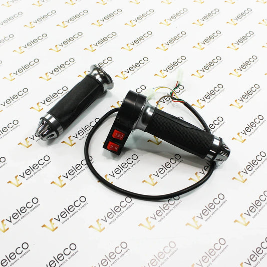 Shifter Set for Veleco ZT15E and Veleco ZT63 – two black and chrome shifters