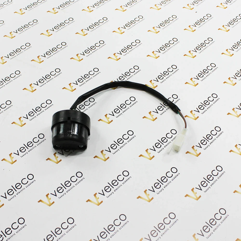 License Plate Light for Veleco ZT15 – black license plate light with wire