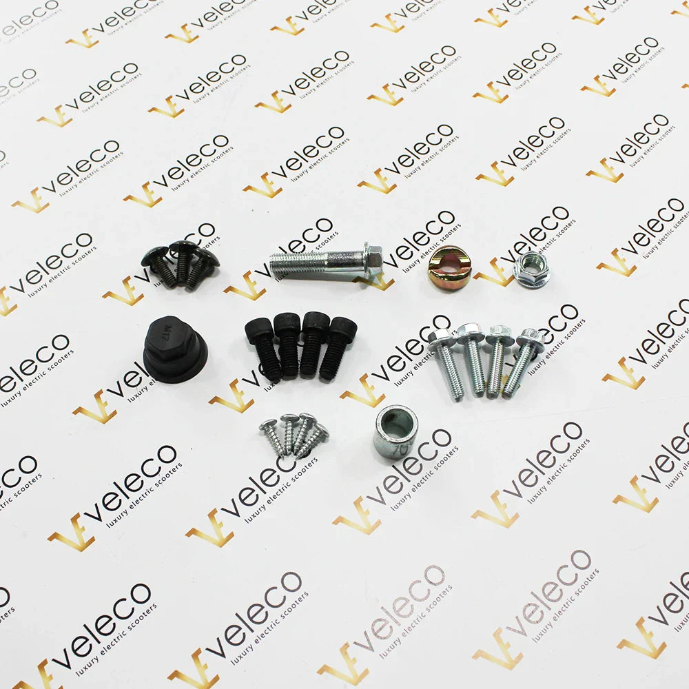 Mounting Kit for Veleco ZT15E – assortment of bolts, nuts, and screws
