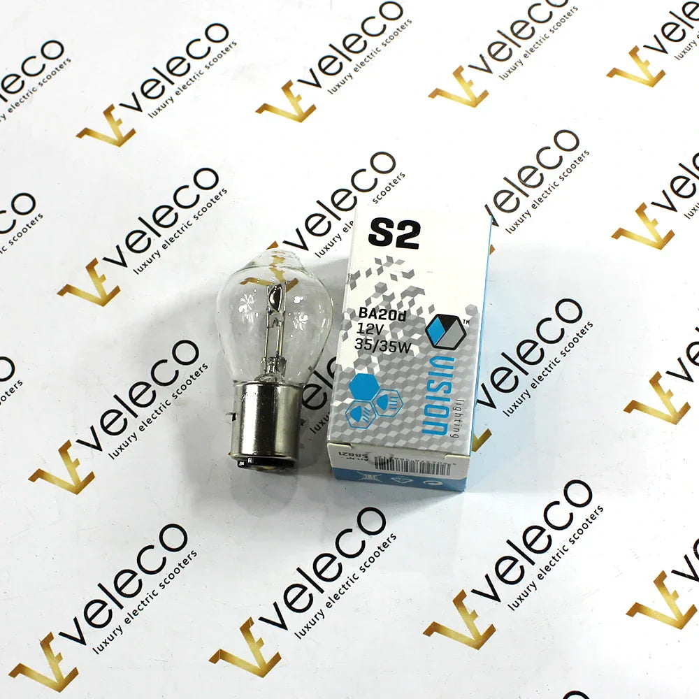 S2 35W Bulb – light bulb and packaging