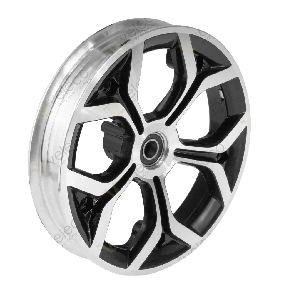 Rear Rim for Veleco ZT16 – silver and black alloy wheel rim
