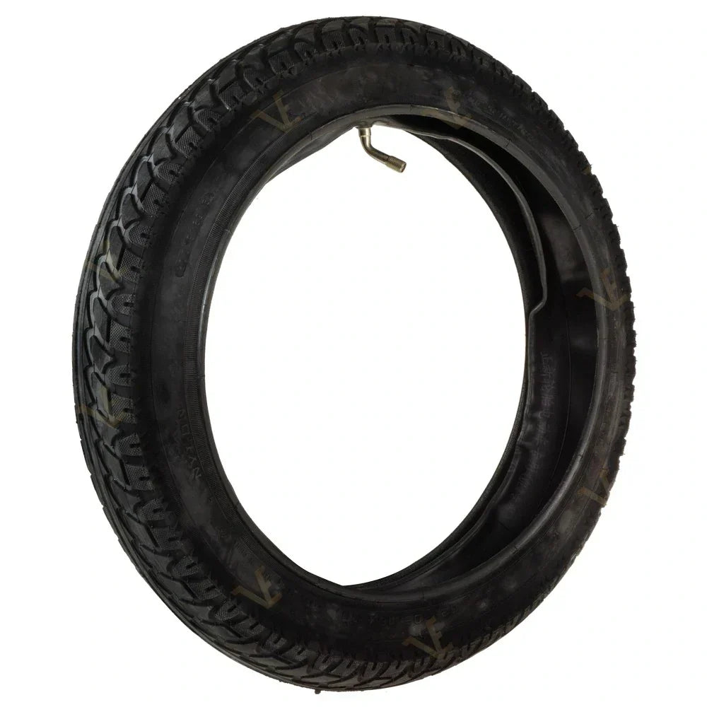 Front Outer Tire with Inner Tube for Veleco ZT16 – black outer tire with inner tube