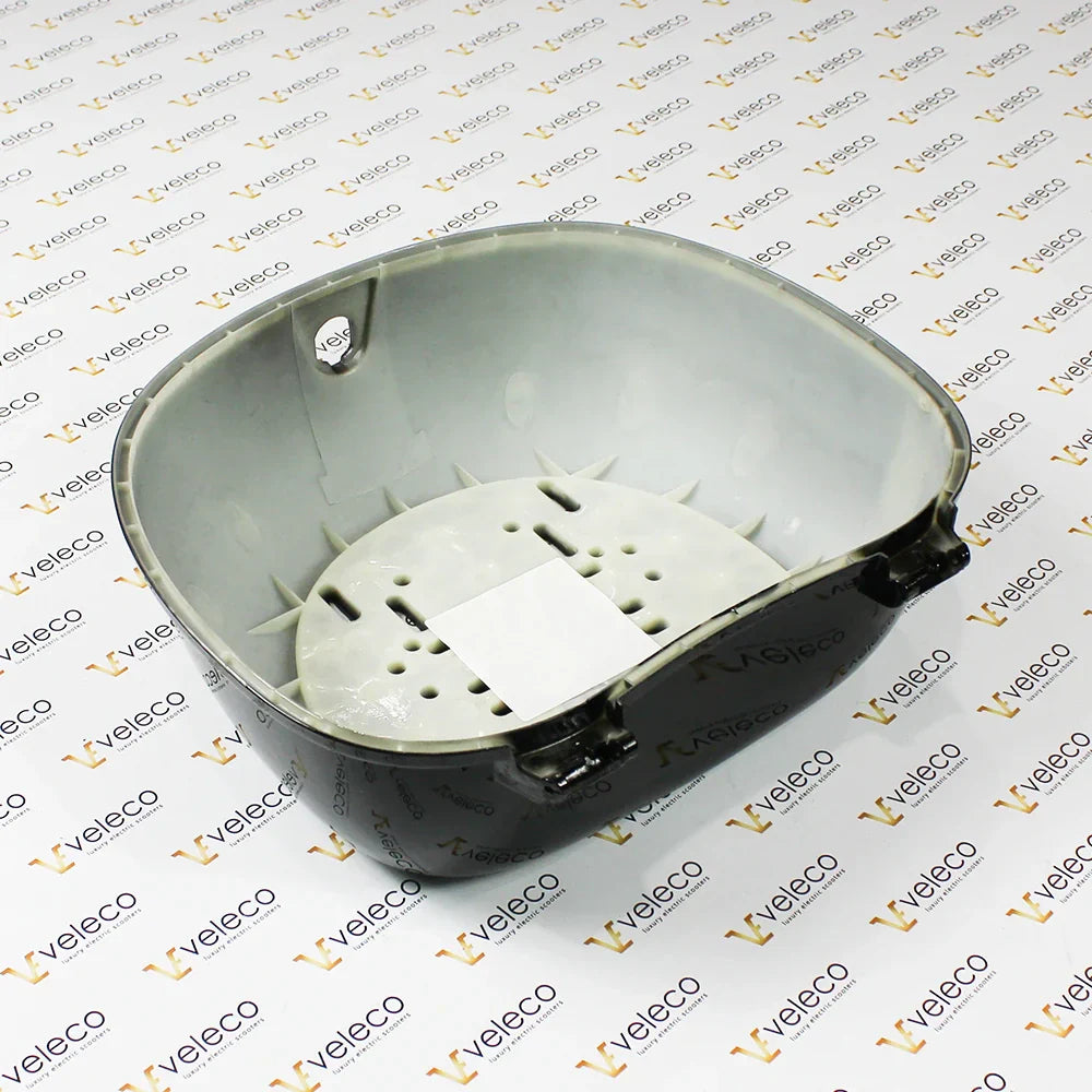 Black Lockbox bottom piece for Veleco ZT63 – black lockbox bottom with white insert