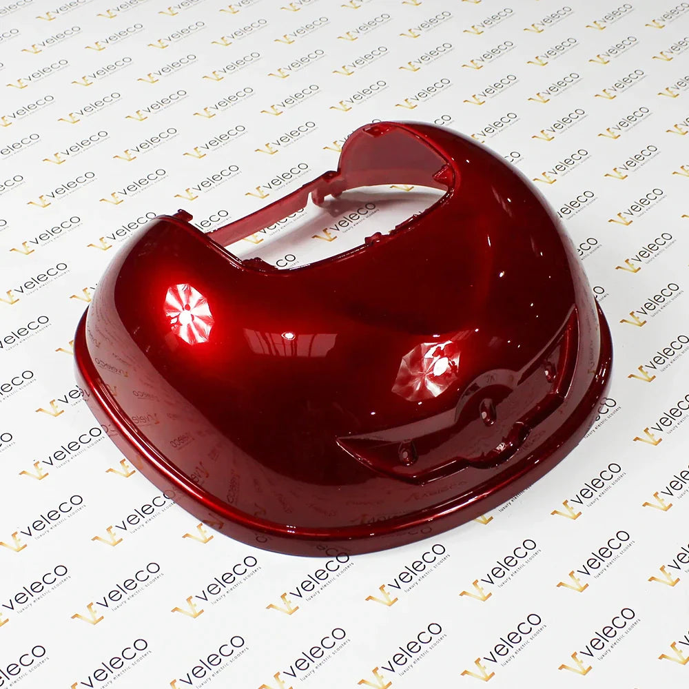 Red Lockbox upper piece for Veleco ZT63 – red lockbox upper piece, top view