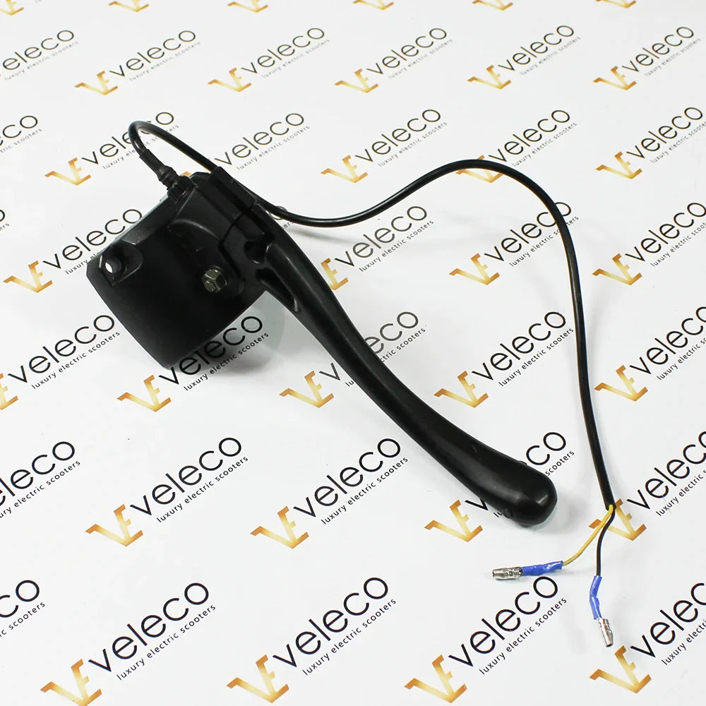 Left Brake Lever for Veleco ZT63 – black brake lever with wiring