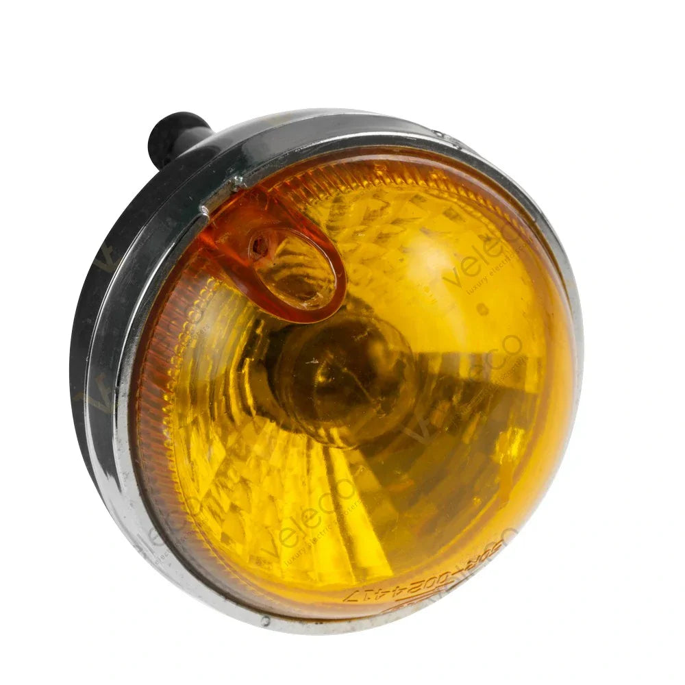 Front Turn Signal for Veleco ZT63 – round amber turn signal light
