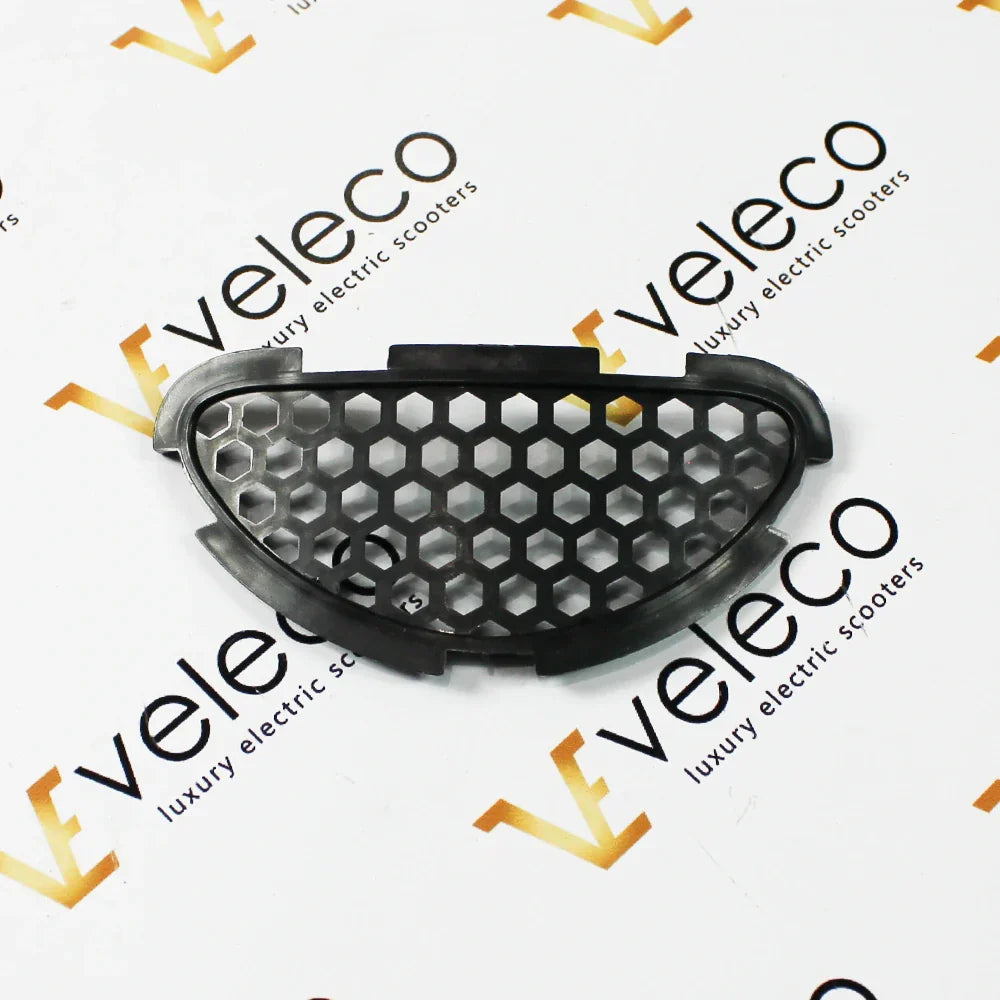 Dummy Cover Grille for Veleco ZT63 – black honeycomb grille, top view