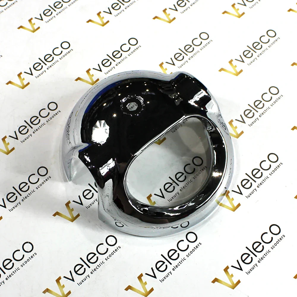 Chrome-Plated Handlebar Protection for Veleco ZT63 – chrome-plated handlebar protection cover