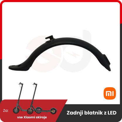 Fender with LED Light for Xiaomi E-Scooter
