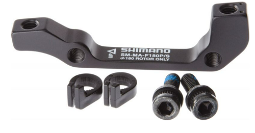 Shimano Brake Caliper Spacer 140 mm – 180 mm – brake caliper spacer with bolts and clamps