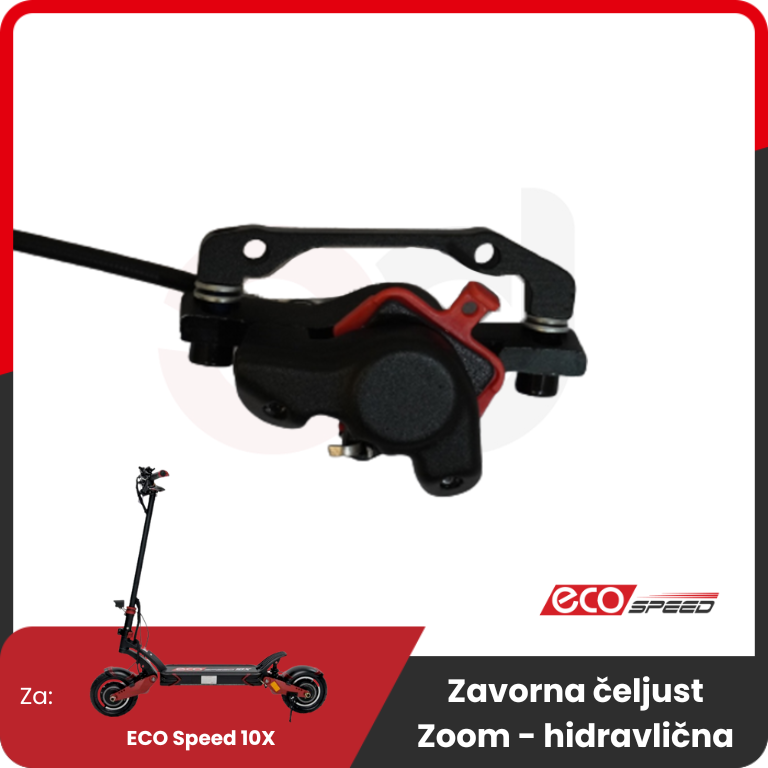 Hydraulic Brake Caliper with Hose – ZOOM – black hydraulic brake caliper with hose