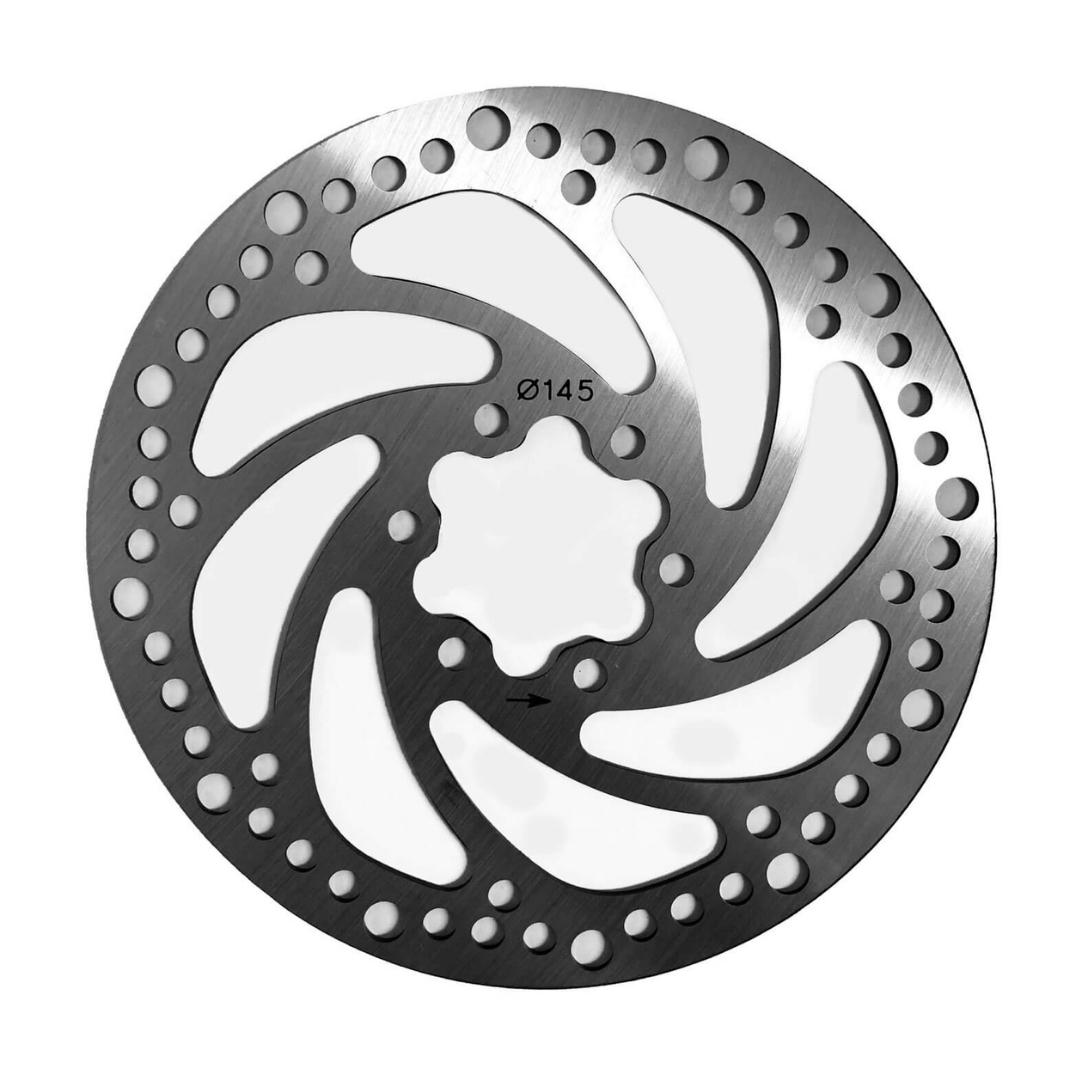 Original Brake Discs with 6 Holes – single 145mm brake disc, top view