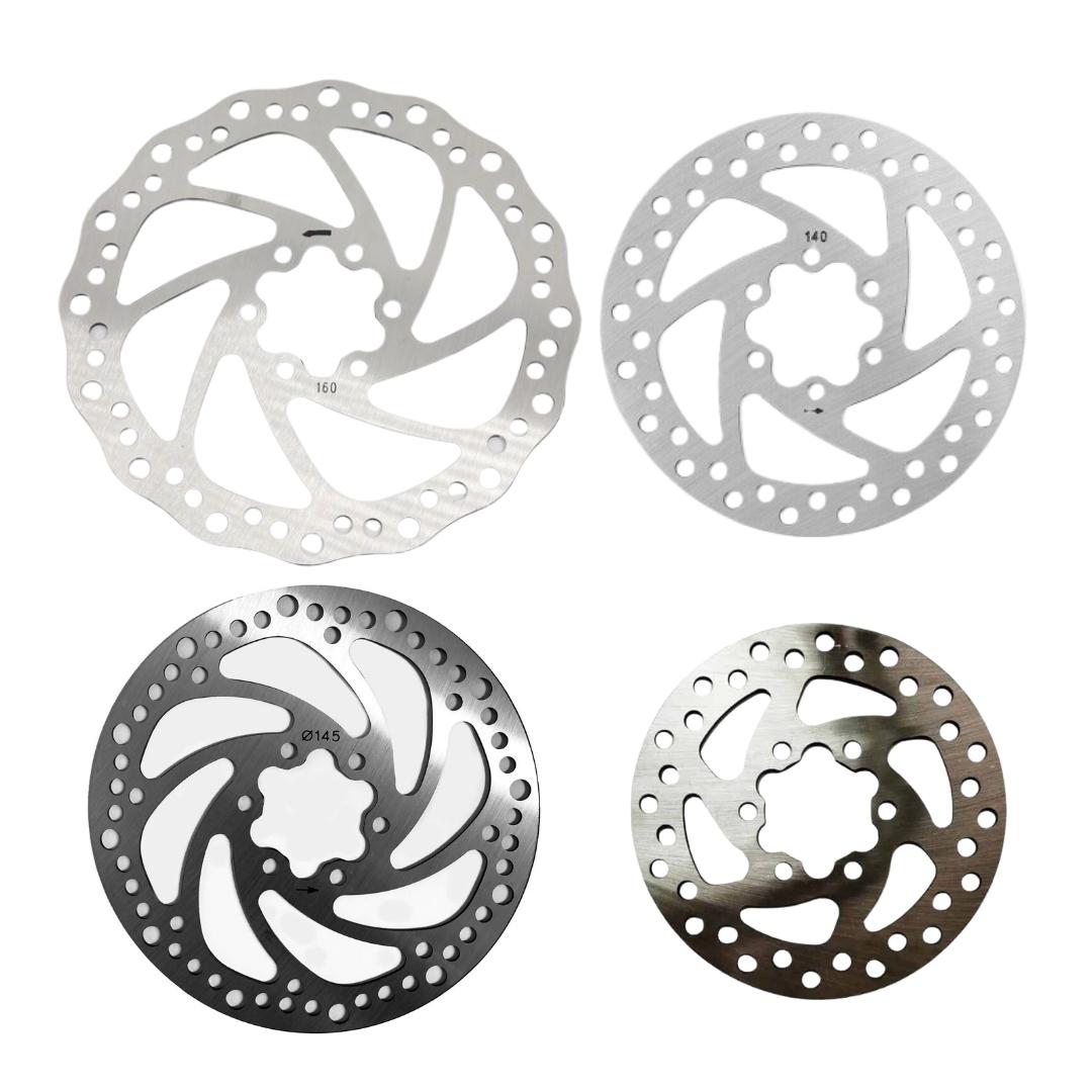 Original Brake Discs with 6 Holes – four different brake discs, various sizes