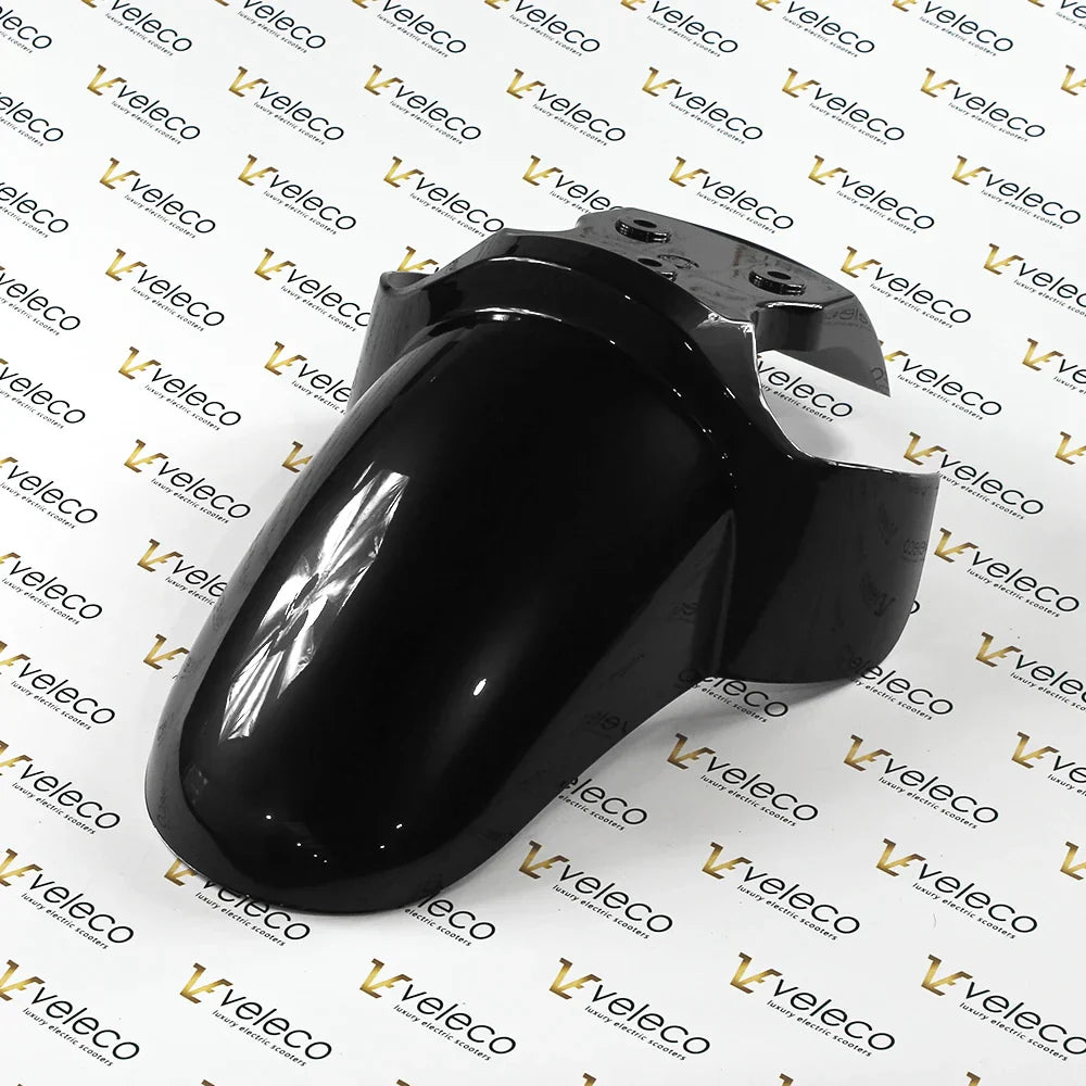 Black Front Fender for Veleco Gravis – black front fender, angled view