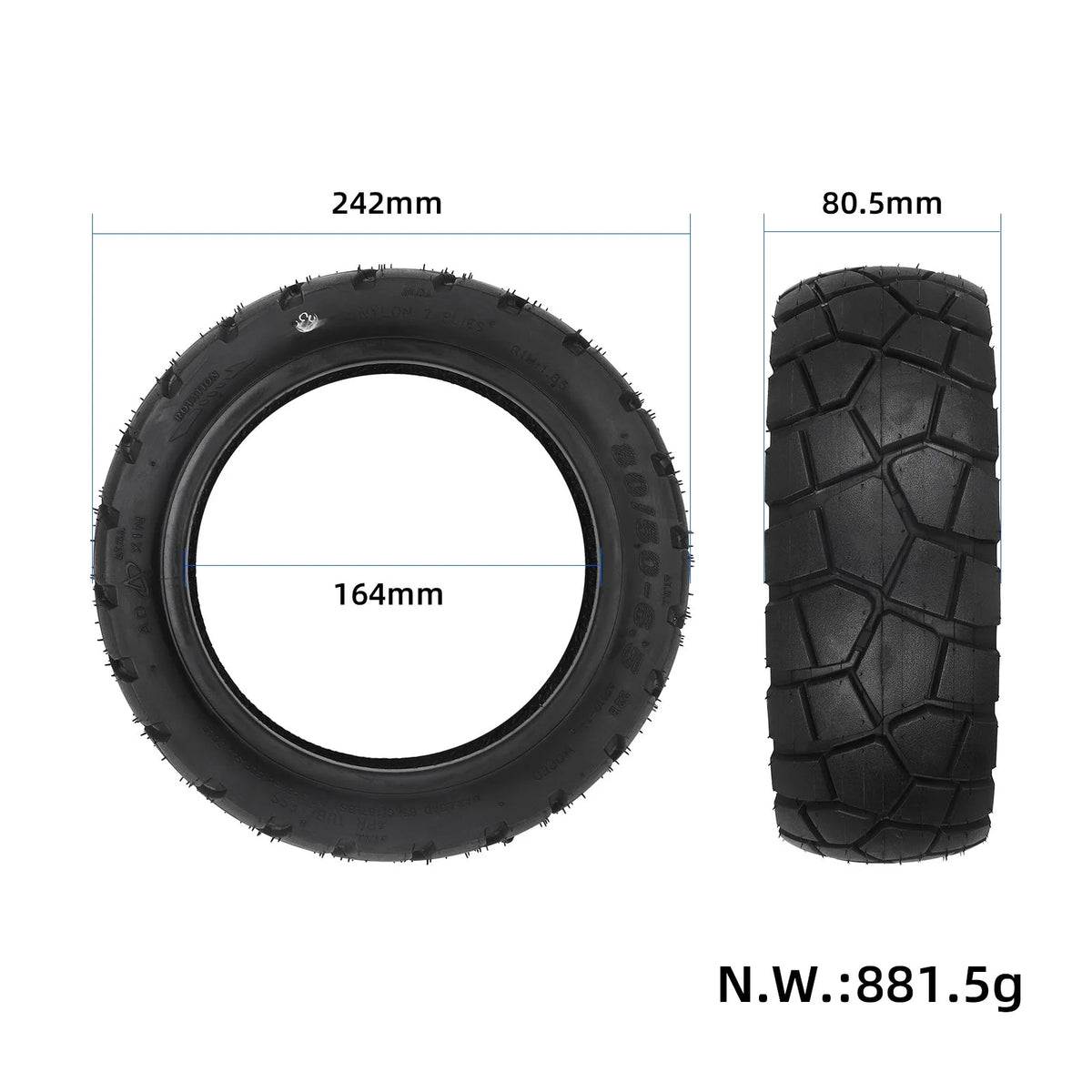 Aoxin off-road tyre 80/50-6.5 – 2