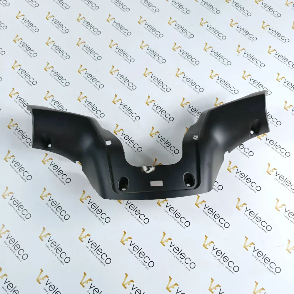 Low Handlebar Cover for Veleco Advena – black handlebar cover front view