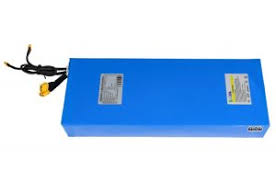 Battery 52V 18.2Ah for ECO Speed 10 and 10X – Original – blue battery pack with cables
