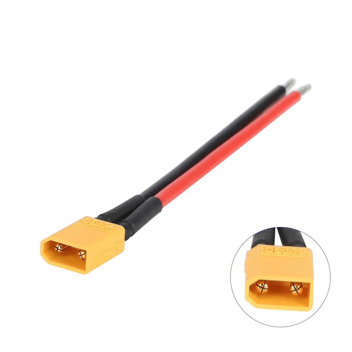 Battery Cable with XT30 Male Plug, 14 AWG – 5/6