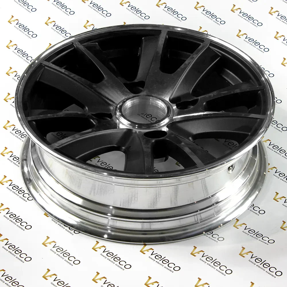 Rear Wheel Rim for Veleco Advena – rear wheel rim, black and chrome