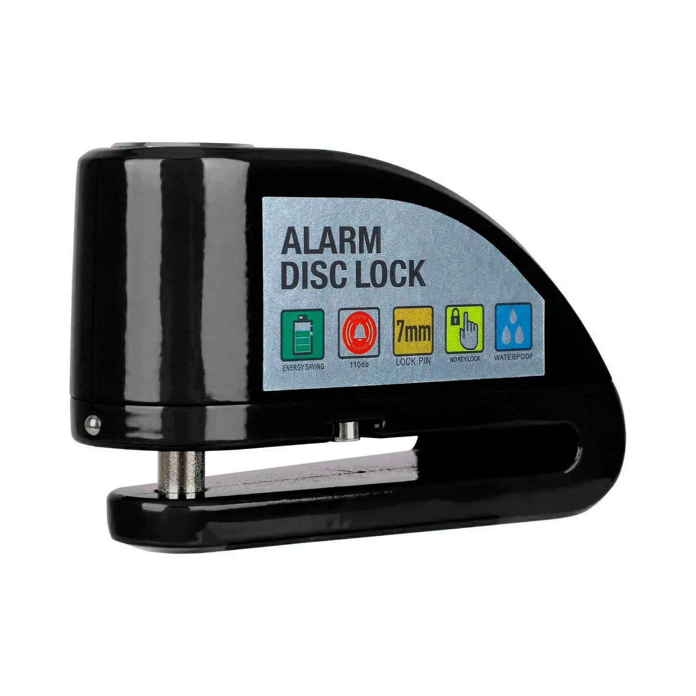 Black Alarm Disc-Brake Lock – 4/6