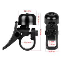 Black bell for Xiaomi M365 electric scooter