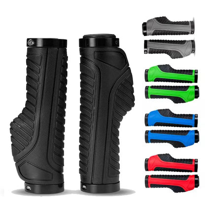 Black ergonomic grips, 131 mm – 1