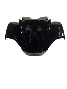 Black Front Fender for Veleco Faster NM – black front fender, top view