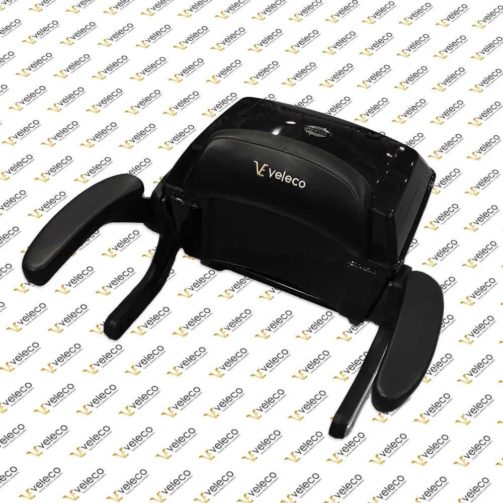 Black lower luggage box part for Veleco FASTER DRACO