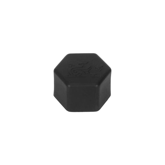 Black plastic cover for swingarm shaft nut for Kukirin