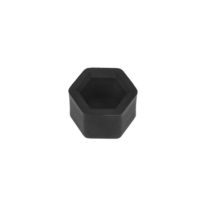 Black plastic cover for swingarm shaft nut for Kukirin