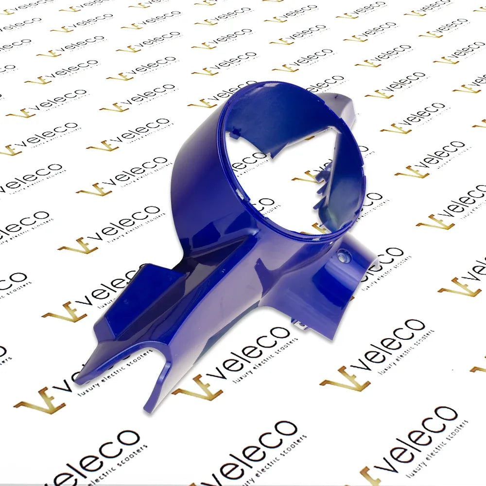 Blue headlight cover for Veleco FASTER DRACO