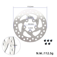 Brake disc 120 mm with 5 holes for Xiaomi M365 Pro electric scooter