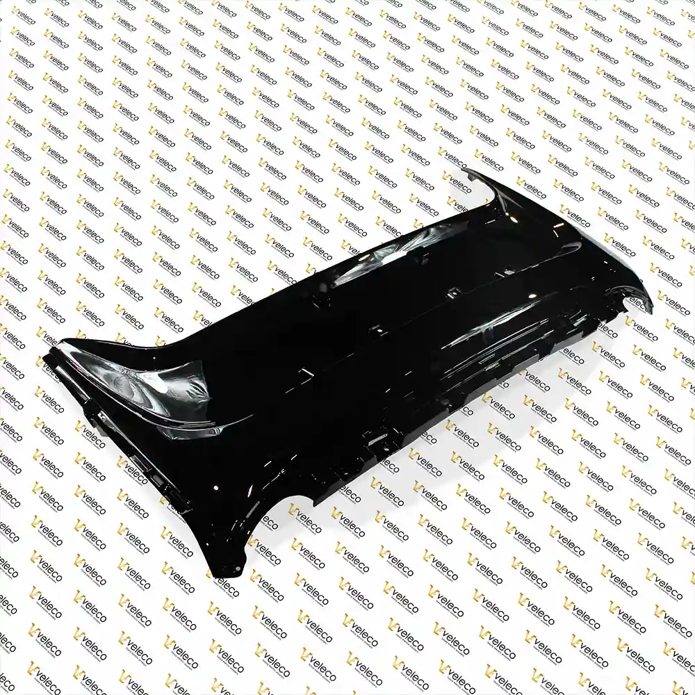 Black Rear Bottom Panel for Veleco Advena – top three-quarter view