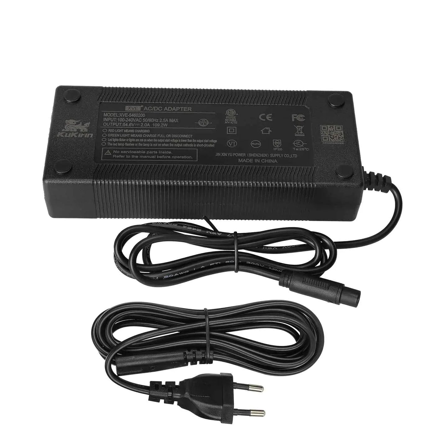 Charger for KuKirin G2 DGT - 54.6V 2A