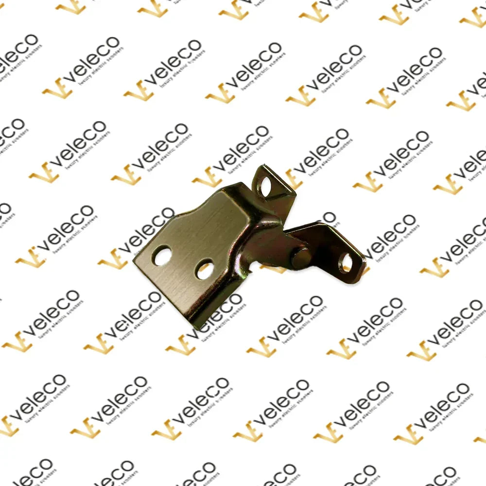Left Door Hinge for Veleco Advena – metal hinge on patterned background