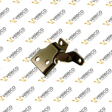 Left Door Hinge for Veleco Advena – metal hinge on patterned background