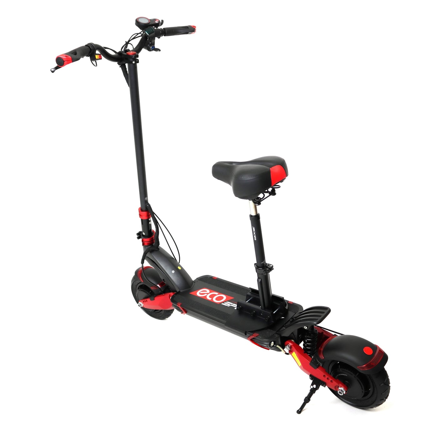 Seat for ECO Speed 10X and Zero 10X Electric Scooter – scooter with seat, side view
