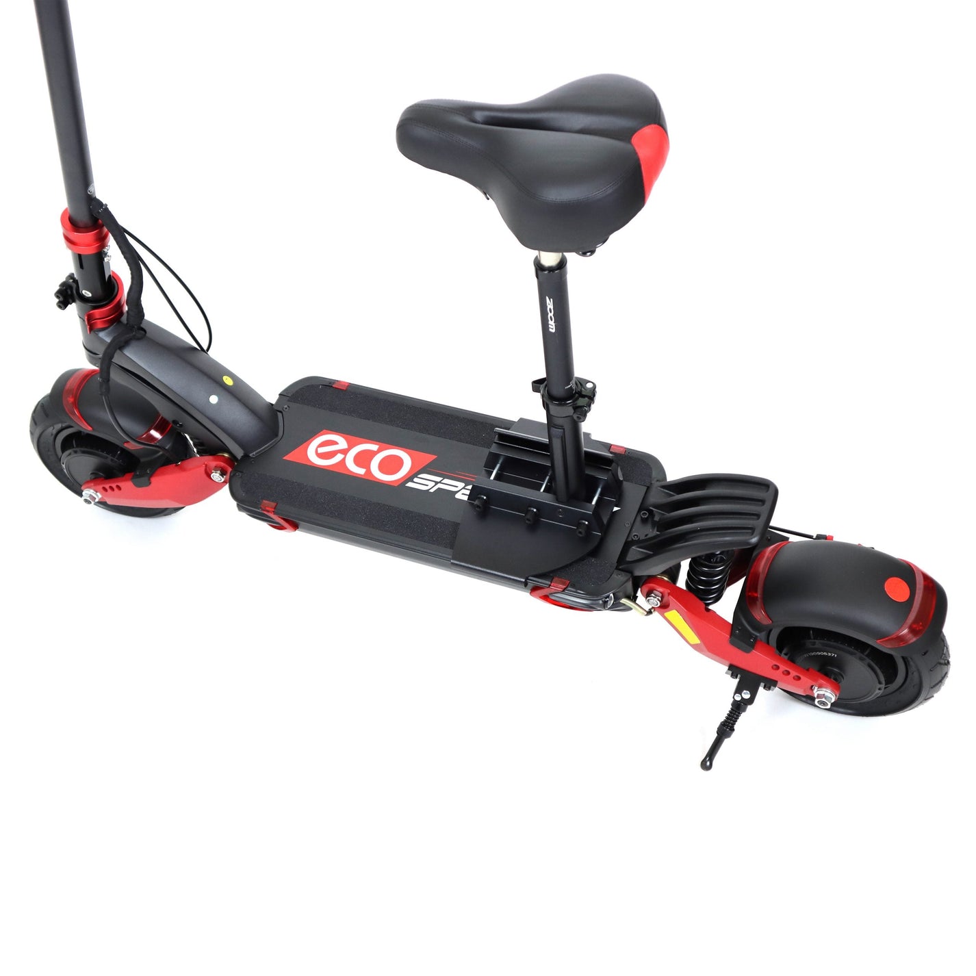 Seat for ECO Speed 10X and Zero 10X Electric Scooter – scooter with seat, top view