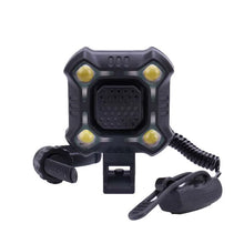 Electric Horn with Front Light 140dB for Electric Scooter or Bicycle – front view with remote control