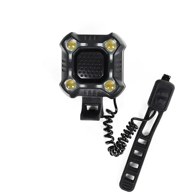 Electric horn with front light 140dB for electric scooter or bicycle
