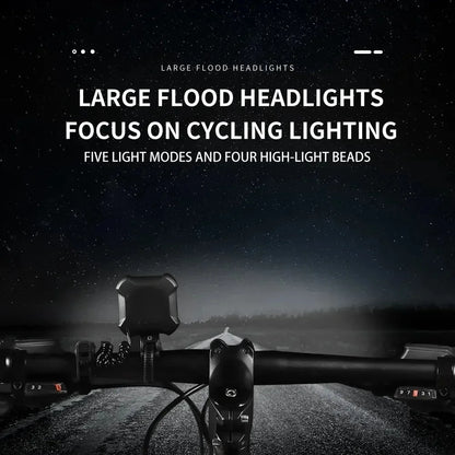 Electric horn with front light 140dB for electric scooter or bicycle