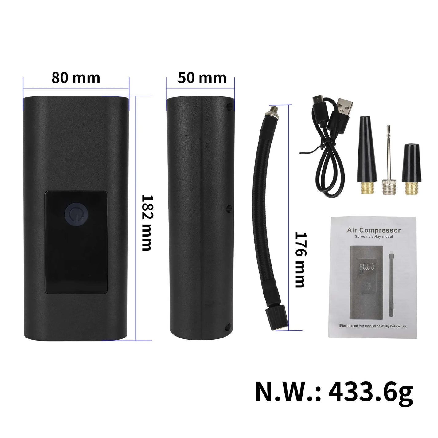 Electric pump with one button