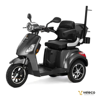 Veleco Draco – grey colour variant, rear basket, cup holder