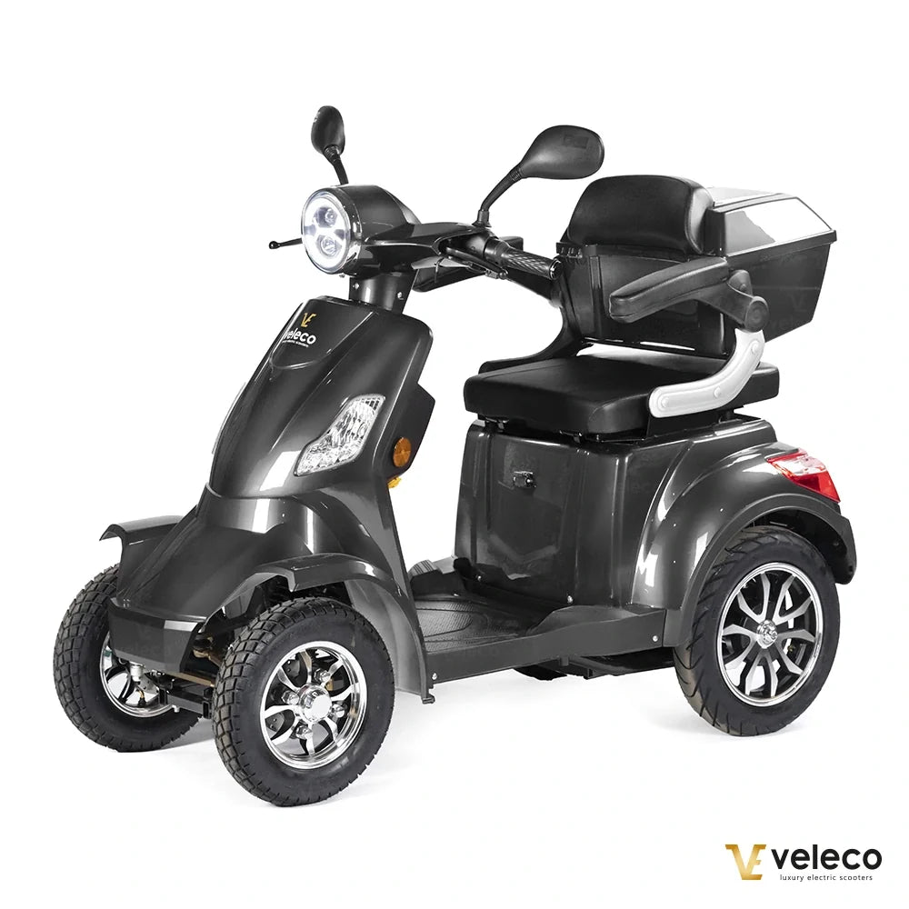 Veleco Faster – grey colour variant, rear storage box