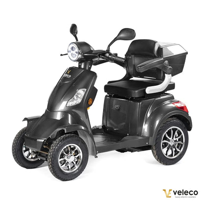 Veleco Faster – grey colour variant, rear storage box