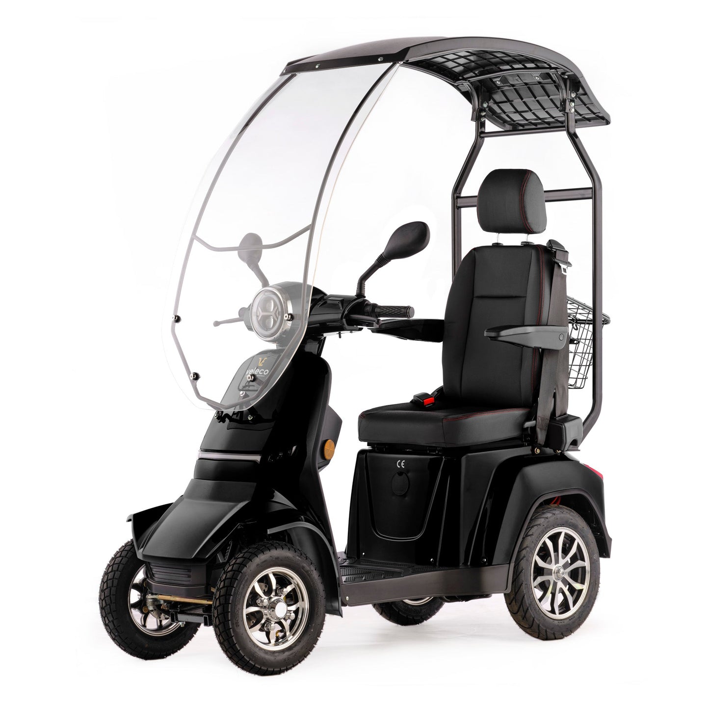 Veleco Gravis – black with canopy and windscreen