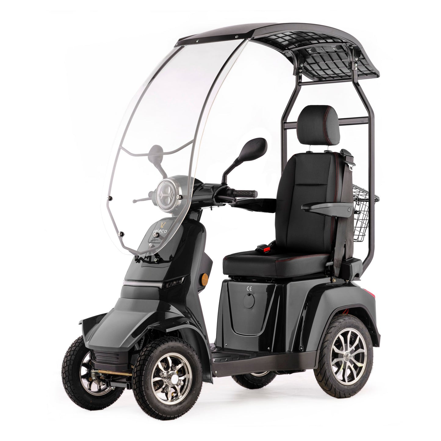Veleco Gravis – black with canopy and windscreen