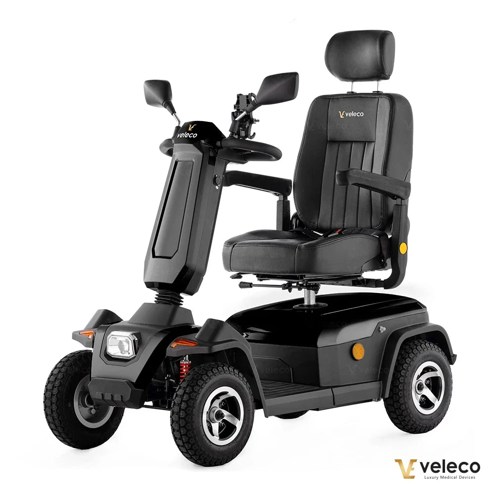 Veleco Sharpy – black colour variant, front three-quarter view